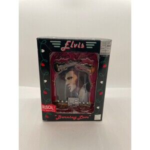 Elvis Musical Ornament Burning Love